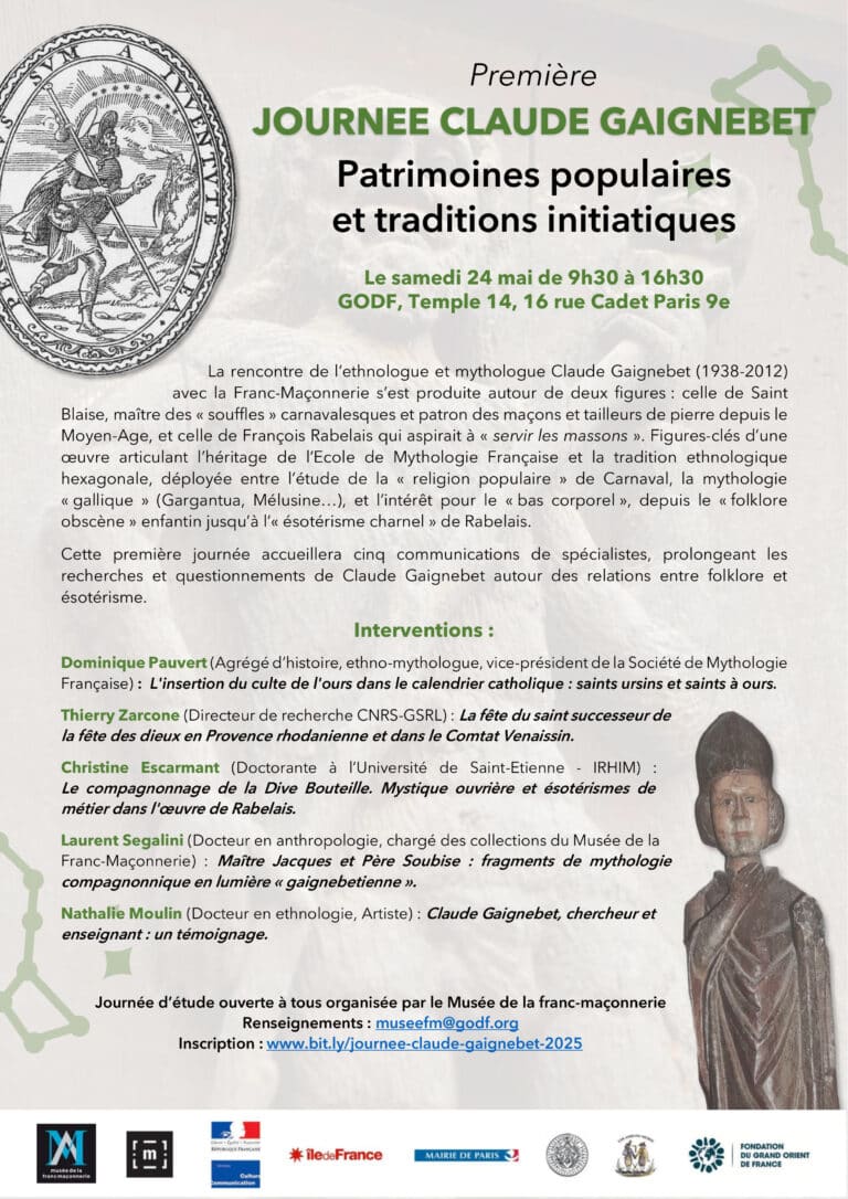 Première Journée Claude Gaignebet – Patrimoines populaires et traditions initiatiques