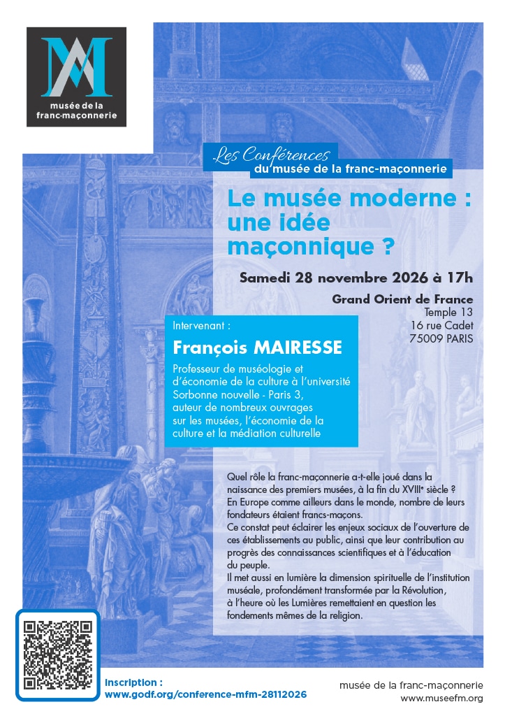 Conférence publique – Le musée moderne : une idée maçonnique ?