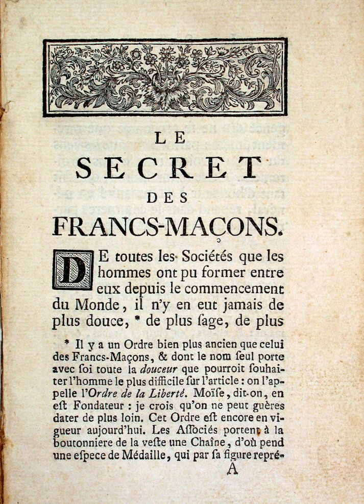 Qu’est-ce que le « secret maçonnique » ?